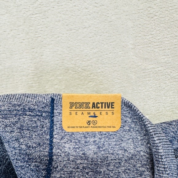 PINK Leggings Womens Large‎ Blue Gray High Waisted Full Length Activewear NWT - Picture 7 of 15